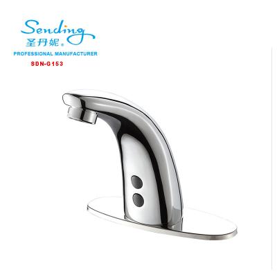 China Sense Faucets 2021 Automatic Infrared Bathroom Sensor Basin Sink Faucet For Hotel Factory Directly for sale