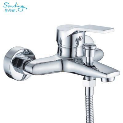 China Without Bath Thermostatic Brass Bathroom Wall Mounted Sliding Bar Shower Taps Bath Shower Tub Mixer Tap for sale