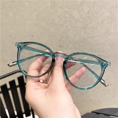 China Newest Fashion Sunglasses GGKD3375 Rice Round Frame Studs TR90 Blue Light Blocking Glass Women 2021 for sale