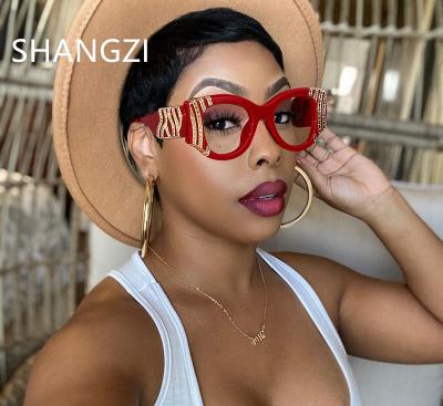 China Wholesale High Quality Newest Fashion Sunglasses Fashion Sun Shading Metal Glass Frame Luxury Women 2022 for sale