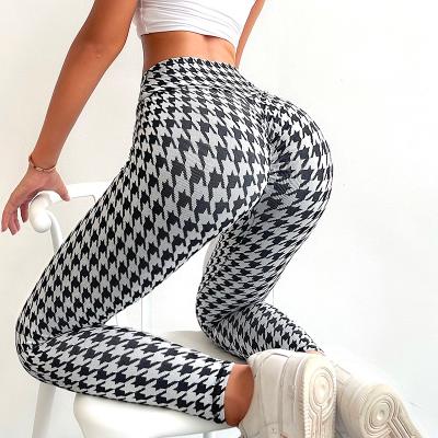 China Breathable Sportswear Fitness Women Active Wear Gaiters Printing Gym Legging And Yoga Pants Gaiters For Women 2021 for sale