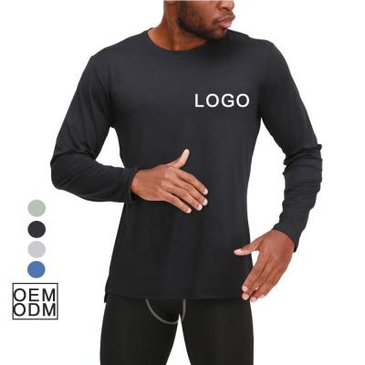 China Wholesale QUICK DRY Men's Fitness Clothing Activewear Sports Quick Dry Tops High Quality Long Sleeve T-shirt Running Sports Shirts for sale