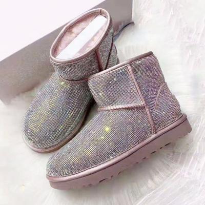 China 2020 Anti-Smell Anti-Slip Bling Glitter Sexy Snow Boots for sale