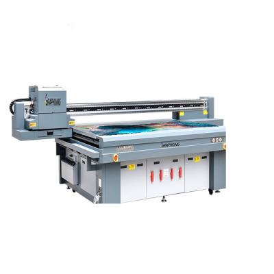 China Retail 2513 Digital Wide Format Printer Wood Inkjet Ricoh Gen5 2500*1300mm Large Flatbed UV Printing Machine With Rotary Device Maintop for sale