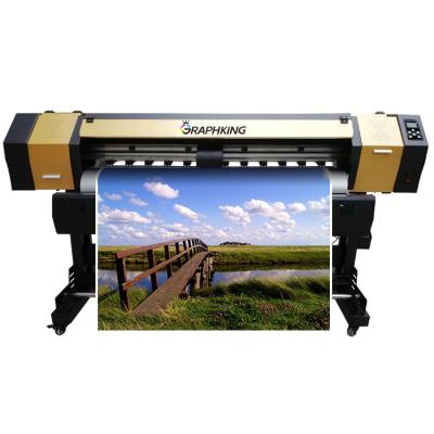 China China cutting 1.6m plotter eco printer DX5 XP600 print head retail hot sale solvent inkjet printer for sale