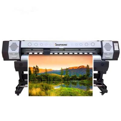 China Good Retail Prices Eco Printer Vinyl 1.6m Flex Banner Printer DX5 XP600 Printhead Solvent Inkjet Printer for sale