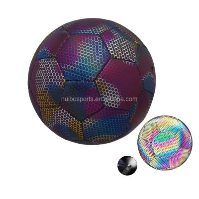 China Hot Sale Holographic Reflective Football Illumination Camera Holographic Flash Illumination Football 3#4#5# for sale