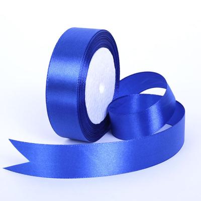 China Wholesale High Quality Colored Recyled Satin Ribbon Polyester Ribbon for sale