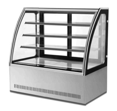 China Bakery Cake Refrigerator Display Cabinets Refrigerated Showcase For Cake Chocolate Store RY-CS900R3-SS for sale