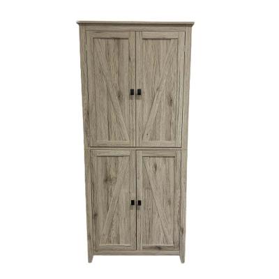 China 2020 New Design Modern Chinese Soft Color Antique Furniture Dry Paint Wardrobe For Living Room for sale