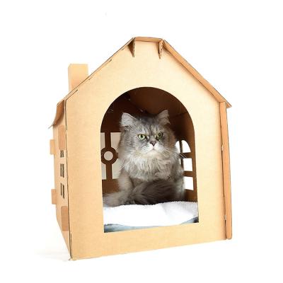 China Viable Hot Selling Cat Toy Pet Supplies Custom Large Diy Cat Litter Foldable for sale