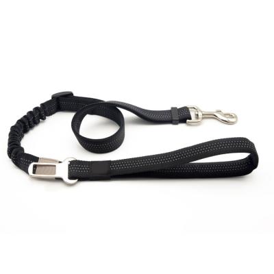 China Wholesale high quality DETACHED rope nylon reflective car traction adjustable pet rope adjustable elastic leashes and harnesses for sale