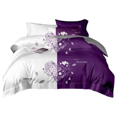 China King Size Style Solid Soft Comforter High Quality Customizable Bedding Sets for sale