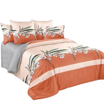 China Microfiber 100% Polyester Fabric Material Printing Nondisposable Bedspread Set For Comforter Cover for sale