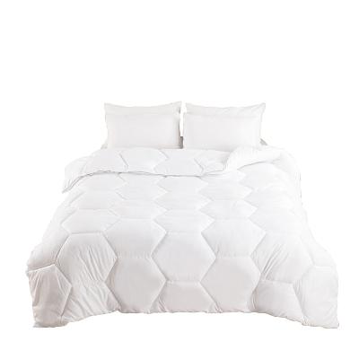 China Fashion soft 2021 new arrival embossed white fabric duvet hotel cheap duvets quilts for sale