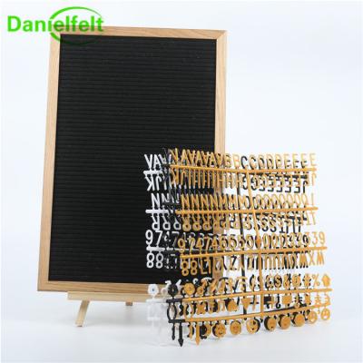 China DIY 12x16inch China Wood Craft Felt Letter Board Home Decoration Carving Display Racks for sale