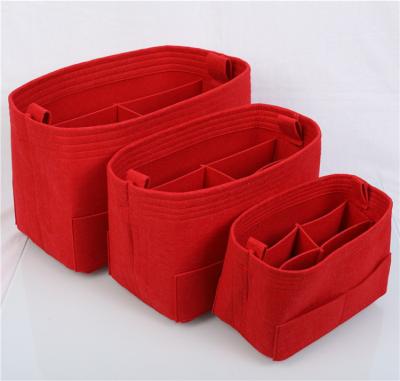 China China Eco-friendly Factory Felt Cosmetic Bag Organizer Storage Bag for sale