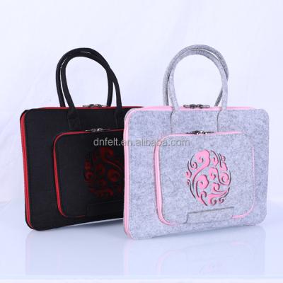 China China Patternwomen eco-friendly engraving bag/felt laptop bag/laptop sleeve for wholesale for sale