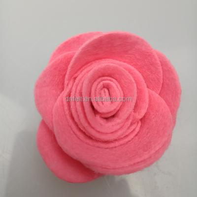 China 2017 Fashion Eco-friendly Wholesale Handmade Fabric Felt Flowers For Wedding Decoration for sale