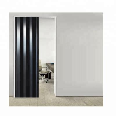 China Home Style PVC Folding Door Plastic Louvered Accordion Door Waterproof for sale