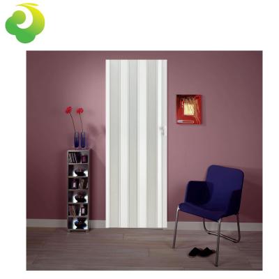 China Waterproof Hot Selling Soft Hinge Accordion Sliding PVC Folding Door For Partition for sale