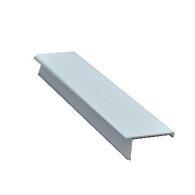 China Industrial PVC U Downspouts Roof Rain Square Gutters With End Cap for sale