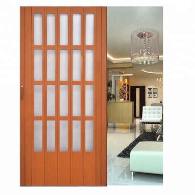 China Modern Door Hardware And Finished Surface Finishing PVC Folding Doors for sale