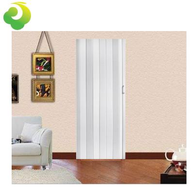 China 6mm Thickness Double Wall Construction Quality Waterproof European Folding PVC Accordion Door 32*80 inch Sliding Accordion Door for sale