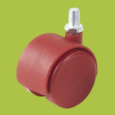 China office chairs making accessories red thread stem Nylon casters for sale