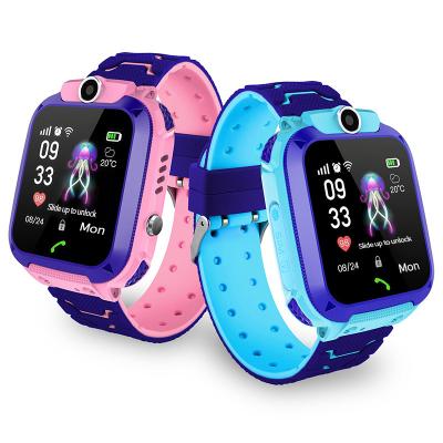 China Wholesale GPS Tracker Smartwatch Q12 Kids Smart Watch Kids Boys Girls Boys Waterproof Touch Screen SIM Card Ignition for sale