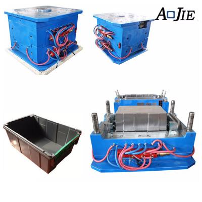 China Professional Manufacturer Plastic Injection Agricultural Steel Crate Mold for sale