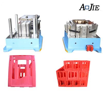 China Plastic Steel Injection Bottle Crate Mold Mold Maker for sale