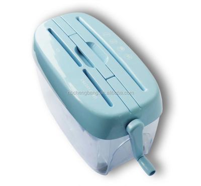 China Manual Hand Power A4 Multifunctional Manual Shredder For CD Paper Card for sale