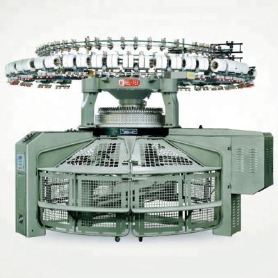 China Double Weft Jersey / Interlocking Rib Open Width Circular Knitting Machine for sale