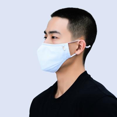 China Reusable washable antibacterial > 99% CE 2845 Adjustable Washable Reusable Non-Medical Non-valved Facemask Elastic Ear Loops Fitted Harness Clip Face Mask for sale