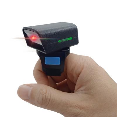 China Lightweight CR20S Micro BT CCD For Express Logistics Warehousing Scanner Finger Barcode Reader Portable Wireless 2.4G Small Scan Gun for sale