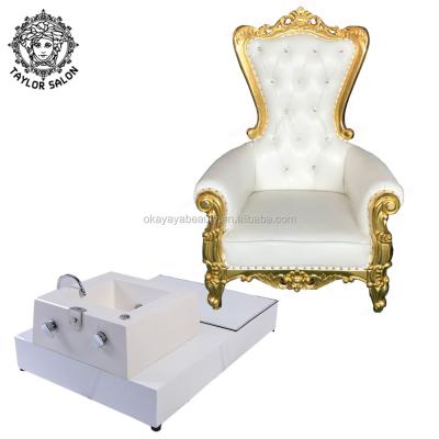 China Modern Nail Salon Furniture Nail Salon Pedicure Bowl Foot Spa Kids Pedicure Chair for sale