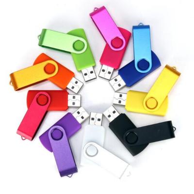 China Cheap price metal custom logo 1GB2GB4GB8GB16GB swivel usb flash drives for sale