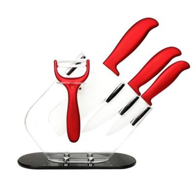 China Business Gift Corporation Gifts 4 Piece Ceramic Knife Set Brand Your Logo for sale