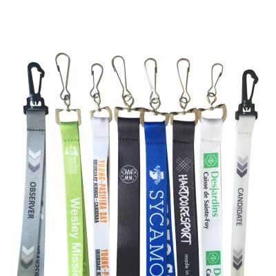 China Polyester NO MOQ Custom Sublimation Printing Lanyard For Keys Full Color Custom Design Badge Holder and Staff Cards for sale