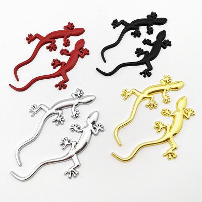 China Custom Body Stickers 3d Metal Gecko Car Emblem for sale