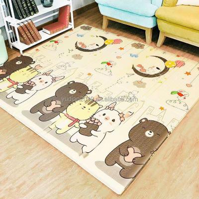 China Non-toxic Folding Mat Baby Crawling Mat Kids Playmat Waterproof Non Toxic Anti-Slip Mat for Babies, Infants, Toddlers for sale