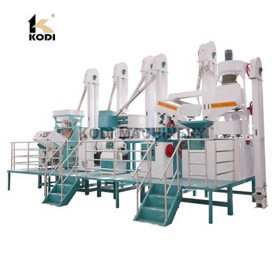 China Rice Mill Industry 1ton/h Cheap Price Set Automatic Rice Mill Machine for sale