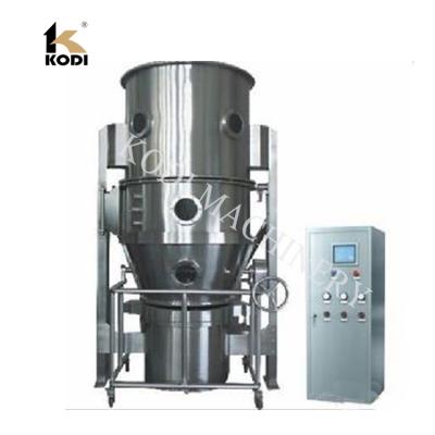 China Medicine Processing FL 120 Fruit Juice Powder Fluid Bed Dryer and Granulator for sale