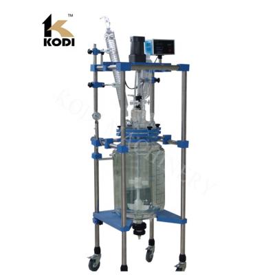 China PGR Factory Model Double Layer Pilot Coated Glass Lined Reactor for sale