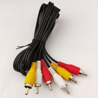 China 3rca A/V Cables Male to Male from China Gold or Nickel for sale