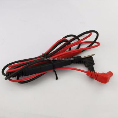 China Red and black test AV cable with pin for sale