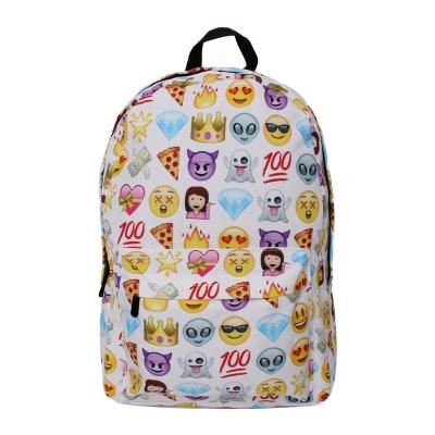 China Design Waterproof Hot Selling White School Bag With A Variety Of Colors And Patterns for sale