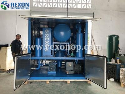 China Weather Proof Type Double Stage High Vacuum Insulating Oil Purifier Machine 9000Liters/Hour for sale