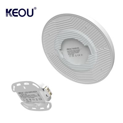 China Embeded KEOU No Frame 3d Lamp 36W Surface Mounted Led Panel Light Round Ceiling Panel Light for sale